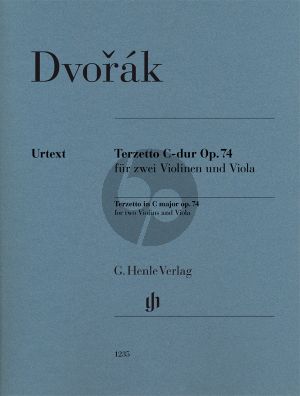 Dvorak Terzetto C-dur Op. 4 2 Violinen und Viola (Stimmen) (Annette Oppermann) (Henle-Urtext)