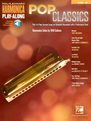 Pop Classics Harmonica Play-Along Volume 8 (Book with Audio online)