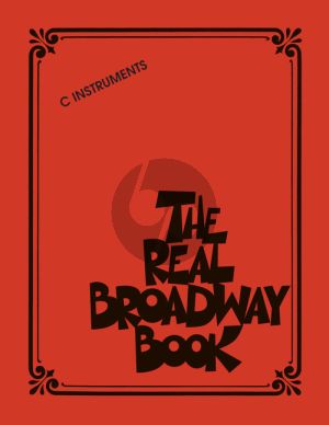 The Real Broadway Book all C Instruments