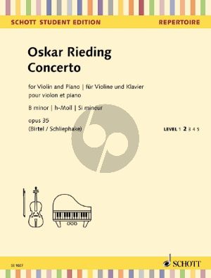 Rieding Concerto B-minor Op.35 Violin-Piano (Birtel-Schliephake)