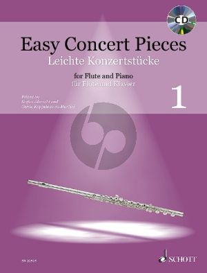 Easy Concert Pieces (Leichte Konzertstücke) Vol.1 Flute-Piano (Bk-Cd)