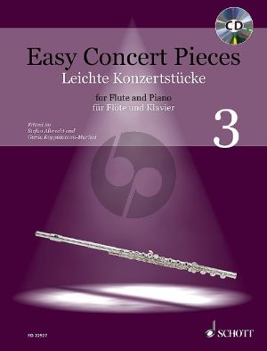 Easy Concert Pieces (Leichte Konzertstücke) Vol.3 Flute-Piano (Bk-Cd)