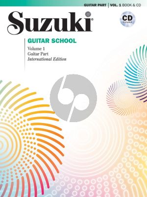 Suzuki Guitar School Vol.1 Guitar Part - International Edition -Book with Cd