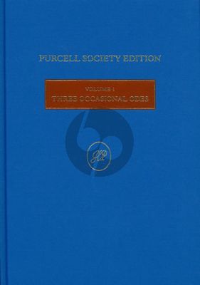 Purcell 3 Occasional Odes (Edited Bruce Wood) (Purcell Society Edition Hardcover 148 Pages)