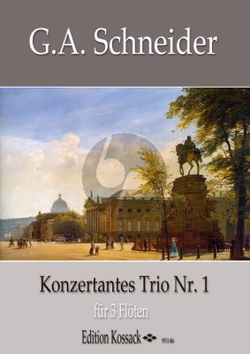 Schneider Konzertantes Trio No.1 3 Flöten (Part./Stimmen)