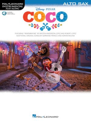 Disney Pixar's Coco Instrumental Play-Along Alto Saxophone (Book with Audio online)