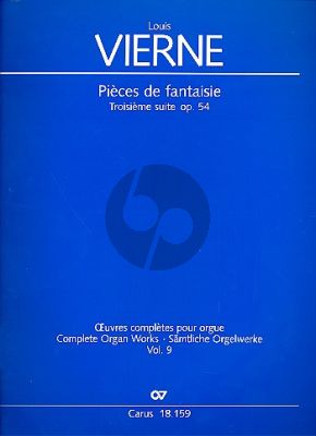Vierne Pièces de Fantaisie Troisième Suite Op.54 Orgel (Jon Laukvik / David Sanger)