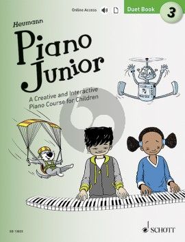 Heumann Piano Junior: Duet Book 3 (A Creative and Interactive Piano Course for Children) (Book with Audio online)