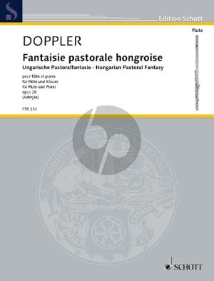 Doppler Fantaisie Pastorale Hongroise Op.26 Flute-Piano (edited by András Adorján)