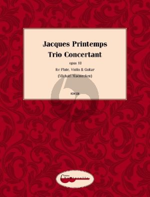 Printemps Trio Concertant Op.18 Flute-Violin and Guitar (Score/Parts) (edited by Michael Macmeeken)