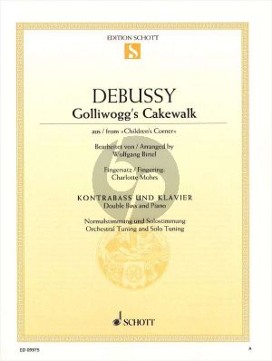 Debussy Golliwogg's Cakewalk (from Children's Corner) Double Bass and Piano (arr. Wolfgang Birtel)