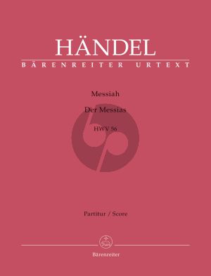 Handel Messias / Messiah HWV 56 Partitur (dt./engl.) (ed. John Tobin) (Barenreiter) (Softcover)