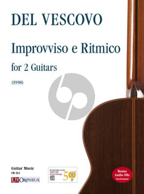 Vescovo Improvviso e Ritmico for 2 Guitars (1998) (Score/Parts)