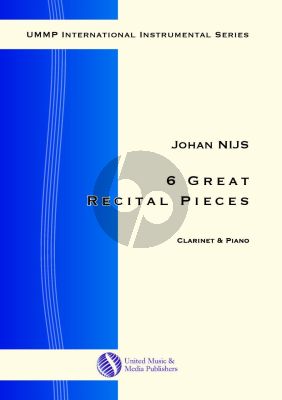 Nijs 6 Great Recital Pieces for Clarinet-Piano