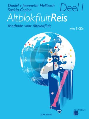 Hellbach-Coolen Altblokfluitreis Vol.1 (Methode voor Altblokfluit) (Boek met 3 CD's)