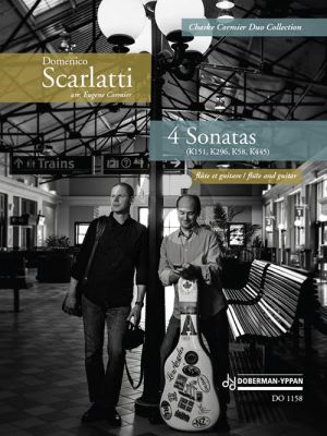 Scarlatti 4 Sonatas K151, K296, K58, K445 arr. for Flute and Guitar by Eugene Cormier