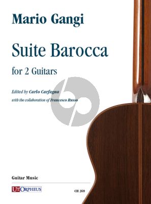 Gangi Suite Barocca for 2 Guitars (edited by Carlo Carfagna and Francesco Russo)