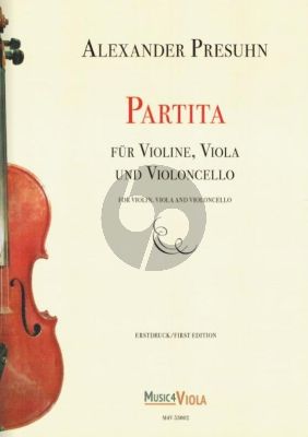 Presuhn Partita Violine-Viola-Violoncello (Part./Stimmen) (ed. Gerhardt Löffler)