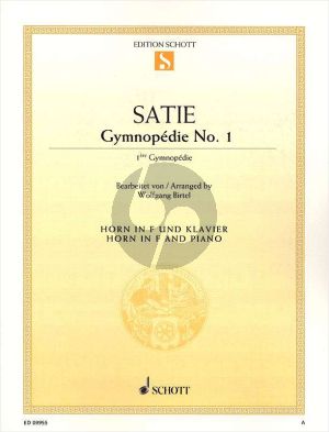 Satie Gymnopedie No.1 Horn[F]-Piano (arr. Wolfgang Birtel)