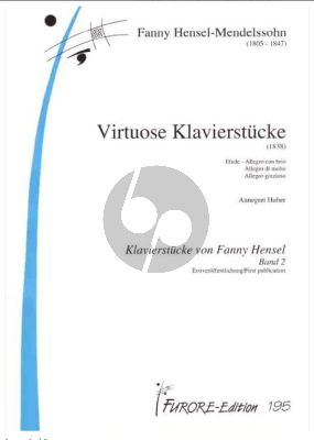 Hensel Virtuose Klavierstucke / Virtuoso Piano Pieces (1838) (F. Hensel Piano Pieces Vol.2)