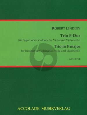 Lindley Trio F-Dur Fagott[Vc.]-Viola und Violoncello (Part./Stimmen)