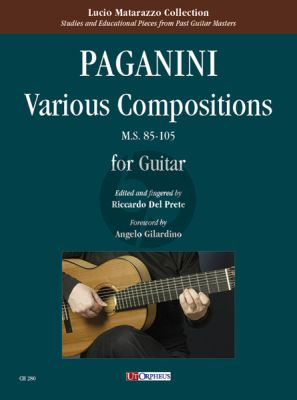 Paganini Various Compositions (M.S. 85-105) for Guitar (edited by Riccardo Del Prete)