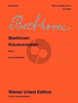 Beethoven Sonaten Vol.3 Klavier (Hauschild/Reutter) (Wiener-Urtext)