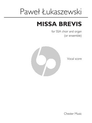 Lukaszewsky Missa Brevis SSA-Organ