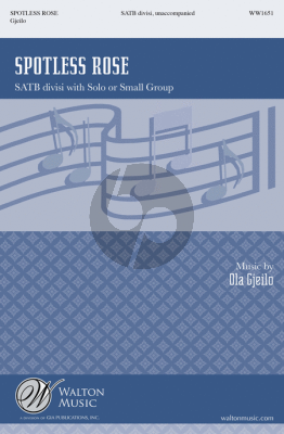 Gjeilo Spotless Rose (SATB divisi wit Solo or Small Group)