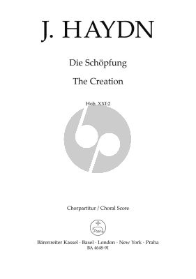 Haydn Die Schöpfung - The Creation Hob. XXI:2 SATB - Choral Score (Edited by Annette Oppermann)