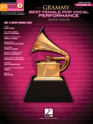 Grammy Award Best Female Pop Vocal Performance 2000-2009