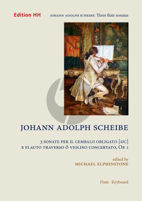 Scheibe 3 Sonatas Op.1 Flute and Basso Continuo (Michael Elphinstone)