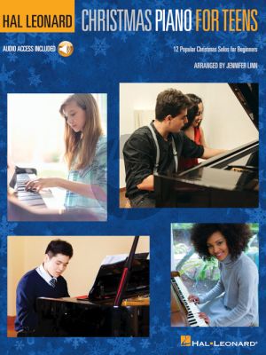 Hal Leonard Christmas Piano for Teens (12 Popular Christmas Solos for Beginners - Book with Audio online) (arr. Jennifer Linn)