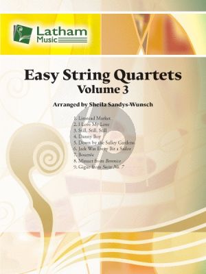 Easy String Quartets Vol.3 (Score/Parts) (arr. Sheila Sandys-Wunsch)