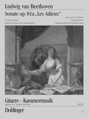 Beethoven Sonate "Les Adieux" op. 81a für Flöte und Gitarre (arr. Noémi Györi und Katalin Koltai)