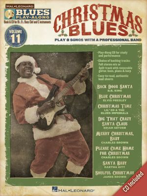 Christmas Blues Hal Leonard Blues Play-Along Volume 11 Book & CD (All C-Bb-Eb and Bass Clef Instr.)