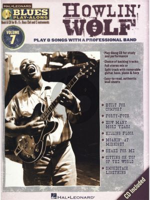 Howlin'Wolf Hal Leonard Blues Play-Along Volume 7 Book & CD (All C-Bb-Eb and Bass Clef Instr.)