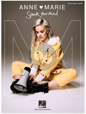 Anne-Marie Speak Your Mind (Piano-Vocal-Guitar)