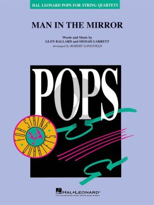 Jackson Man in the Mirror String Quartet (Score/Parts) (arr. Robert Longfield)