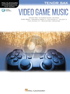 Video Game Music for Tenor Saxophone (Hal Leonard Instrumental Play-Along) (Book with Audio online)