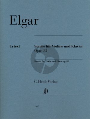 Elgar Sonate Opus 82 Violine und Klavier (Rupert Marshall-Luck)