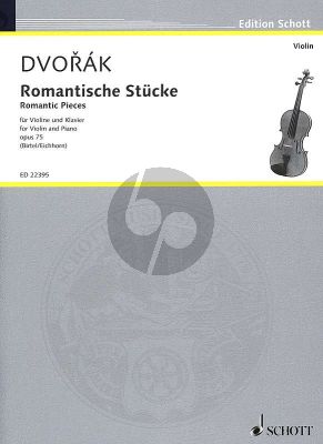 Dvorak Romantische Stücke Opus 75 Violine und Klavier (Wolfgang Birtel)