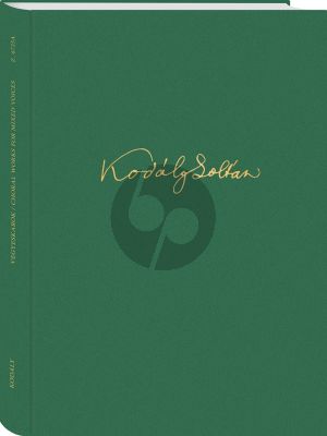 Kodaly Choral Works for Mixed Voices Extended and Revised Cloth Bound Edition (SATB/SAT/SAB/STB/ATB/SSATBB/SoloBr, SATBrB)