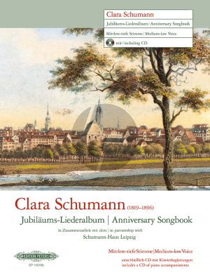 Clara Schumann - Jubiläums-Liederalbum Mittel - Tiefe Stimme (Bk-Cd)
