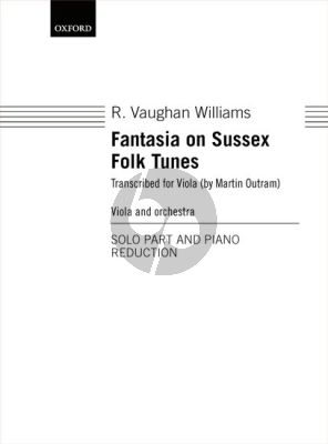 Vaughan Williams Fantasia on Sussex Folk Tunes Viola and Orchestra (piano reduction) (transcr. by Martin Outram)