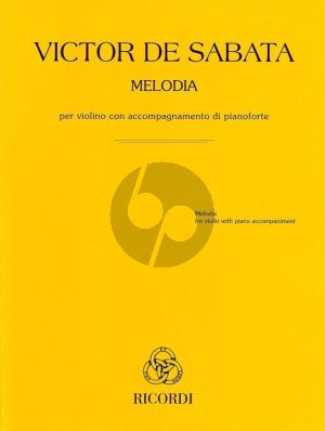 Sabata Melodia Violin and Piano