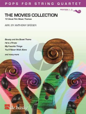 The Movies Collection String Quartet (Score/Parts) (arr. Anthony Gröger)