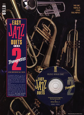 Album Easy Jazz Duets for 2 Trumpets and Rhythm Section (Book-Cd Music Minus One)