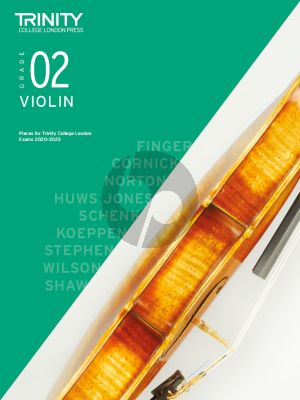 Trinity Violin Exam Pieces 2020-2023 Grade 2 (Violin-Piano)