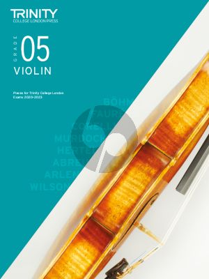 Trinity Violin Exam Pieces 2020-2023 Grade 5 (Violin-Piano)